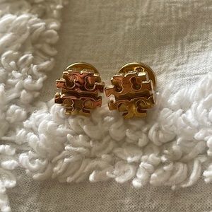 Tory Burch stud logo earrings